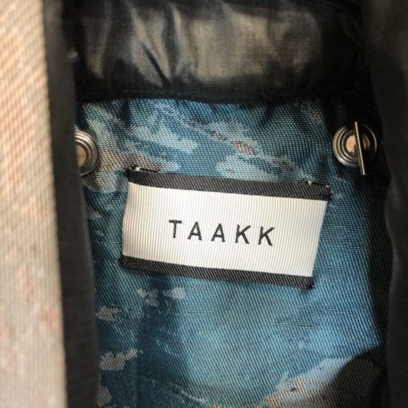 Taakk Mens Large Marble Trench Coat Long Oversized - Picture 6 of 8